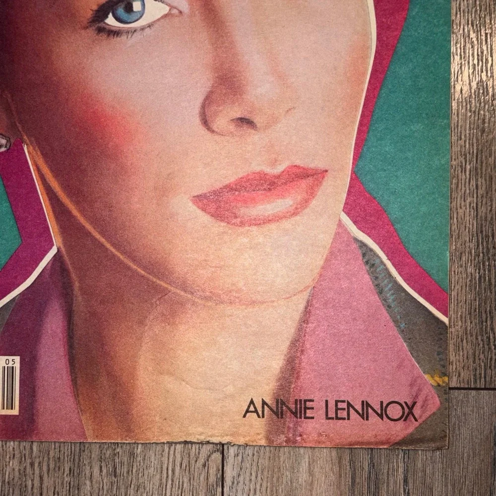 Vintage Interview Magazine May 1983 Annie Lennox Andy Warhol Richard Bernstein